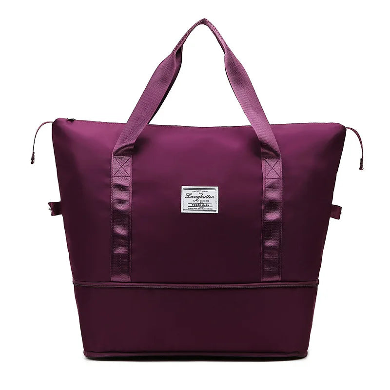 Waterproof Duffle Shoulder Bag Large Capacity Multi-functional for Girls