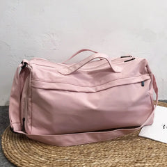 Large Capacity Travel Fitness Bag Waterproof Weekend Messenger Bag
