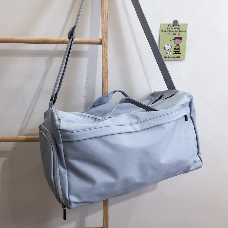 Large Capacity Travel Fitness Bag Waterproof Weekend Messenger Bag