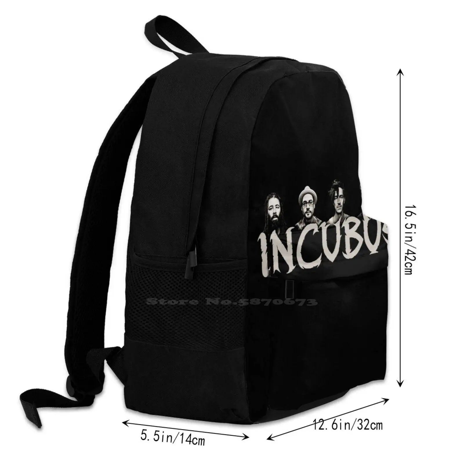 Travel Laptop School Backpack Band Music Movie