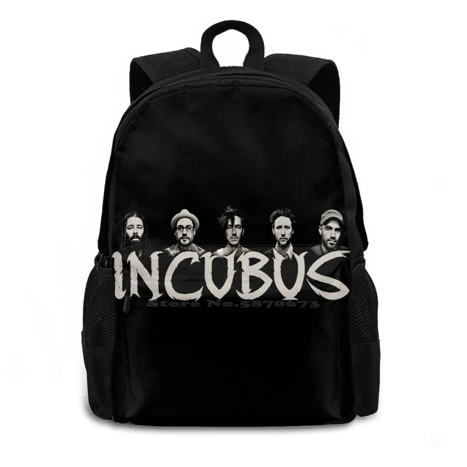 Travel Laptop School Backpack Band Music Movie