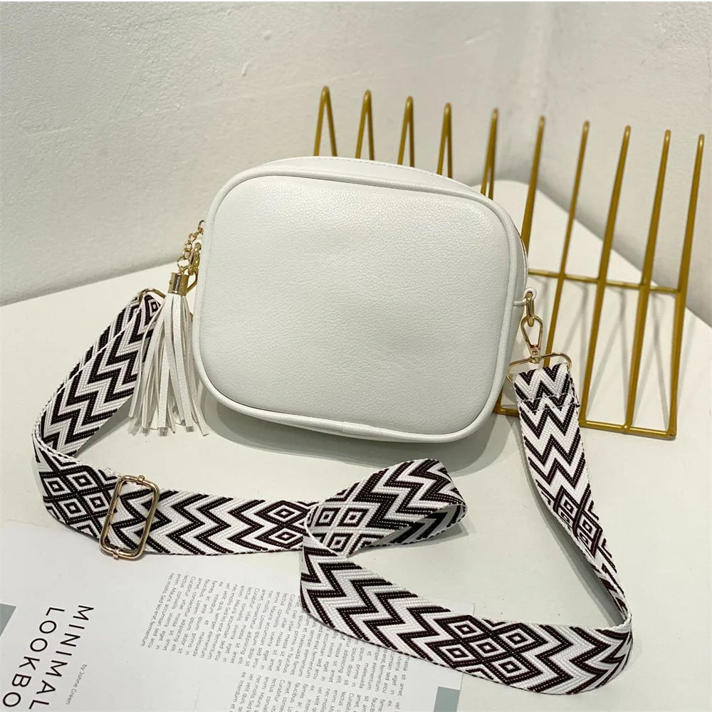 Women's Pu Leather Messenger Bag Shoulder Crossbody Purse