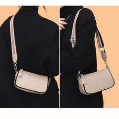 Soft Leather Sling Handbag Vintage Shoulder Messenger Bag