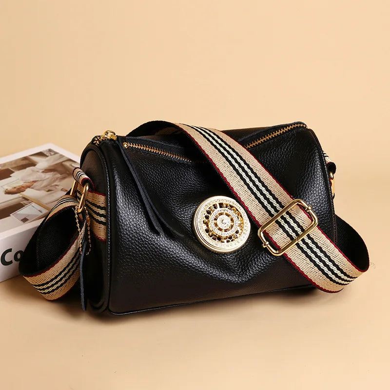 Women's Crossbody Bag Leather Shoulder Messenger Handbag