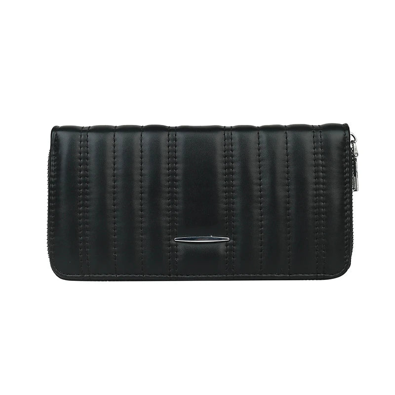 PU Leather Long Wallet Female Purse Large Capacity Phone Bag