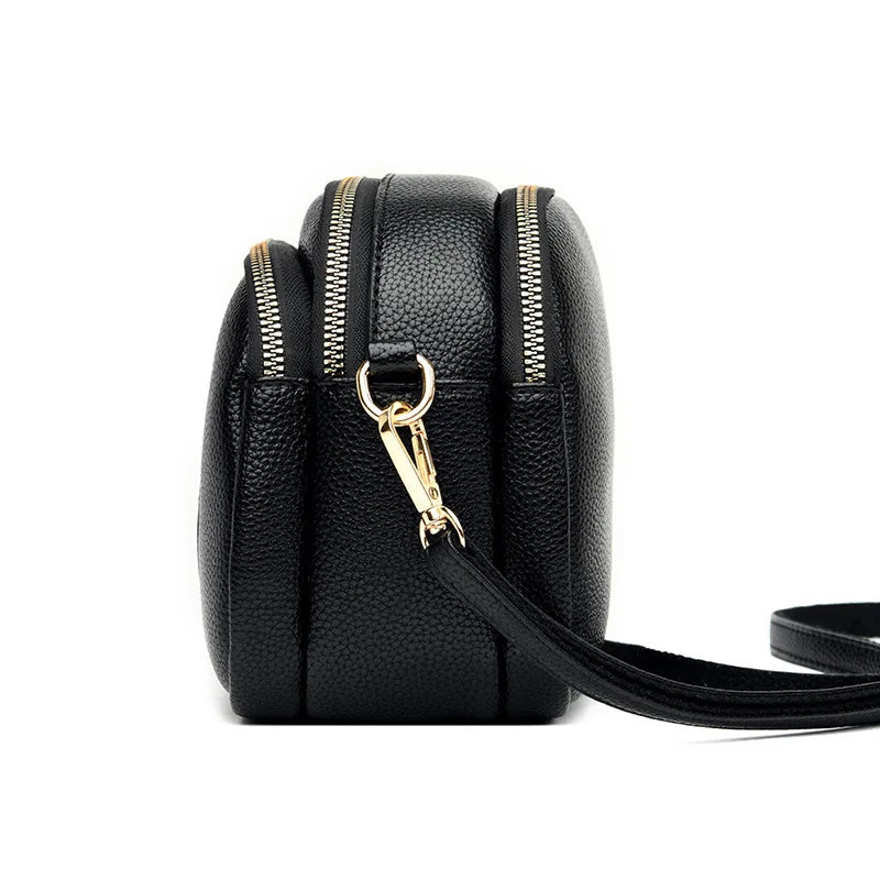Messenger Handbags Soft Leather Casual Boston Tote