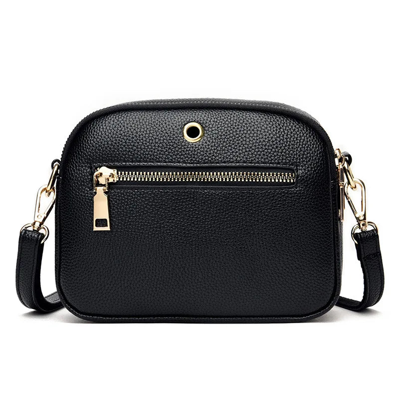 Messenger Handbags Soft Leather Casual Boston Tote