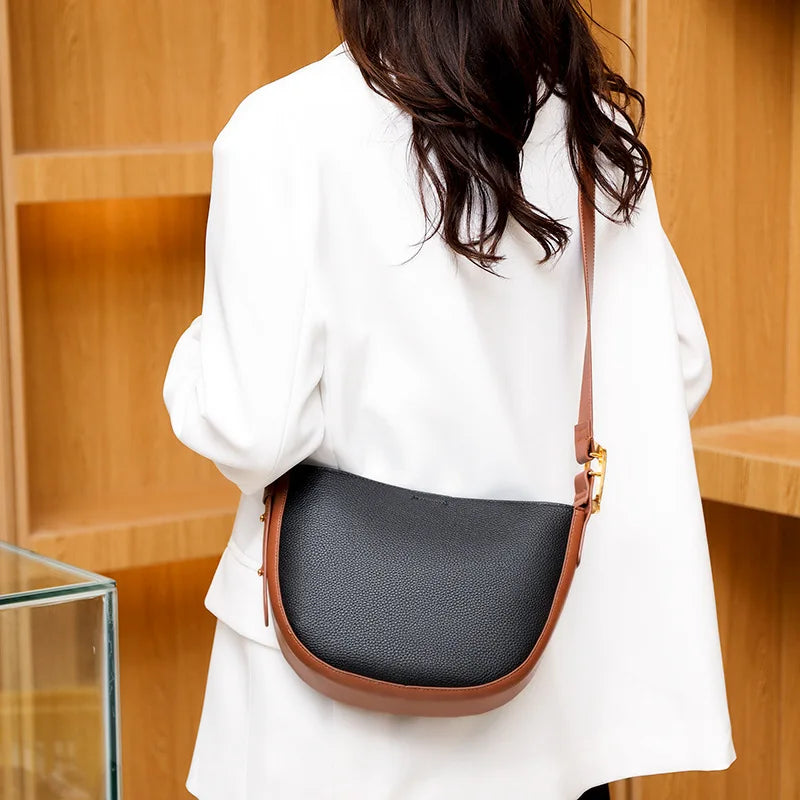 Leather Messenger Sling Bag Vintage Tote Shoulder Bags