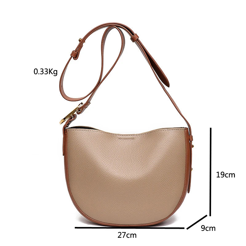 Leather Messenger Sling Bag Vintage Tote Shoulder Bags