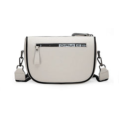 Vintage Leather Saddle Handbag for Women