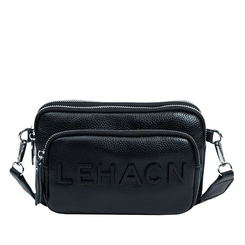 Leather Sling Crossbody Handbag for Women Casual Lady Girl Vintage Shoulder Bag
