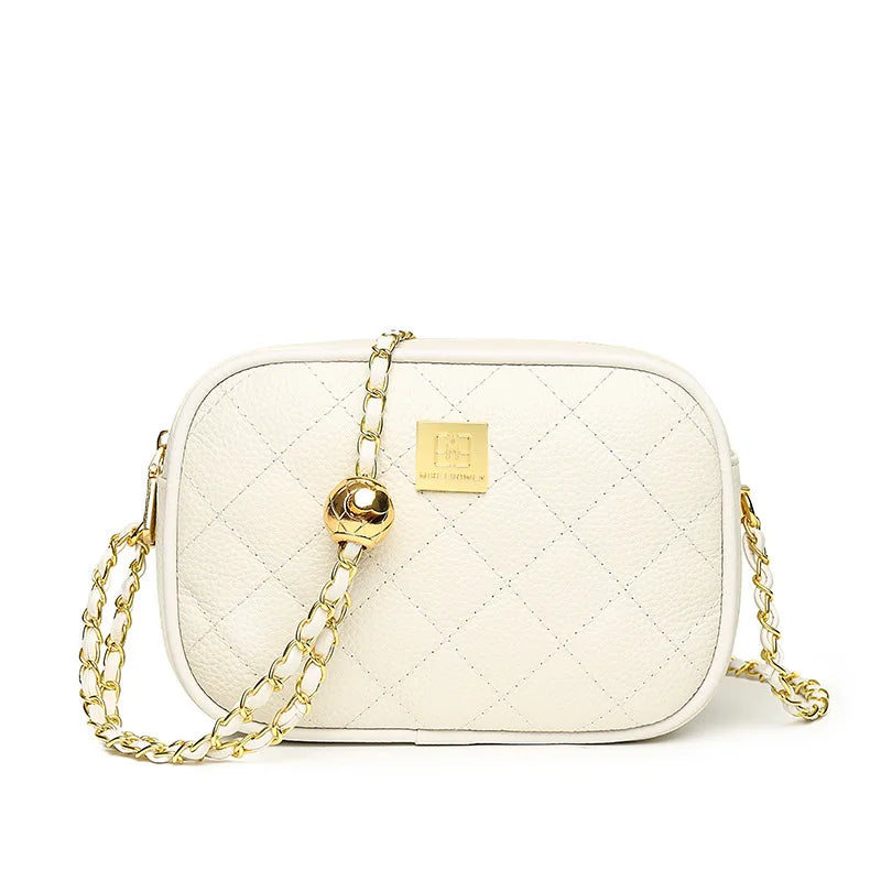 Leather Chain Vintage Lady Messenger Shoulder Bag