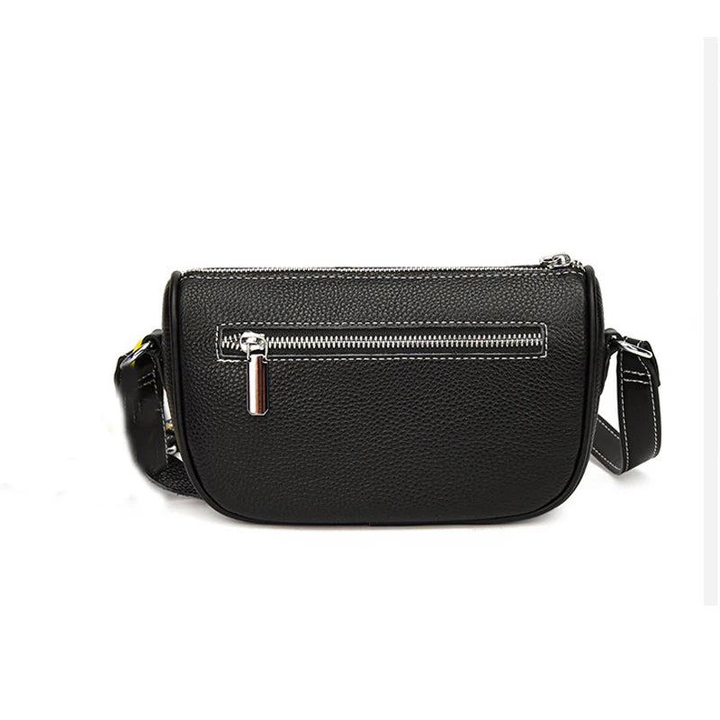 Vintage Leather Saddle Bag for Women