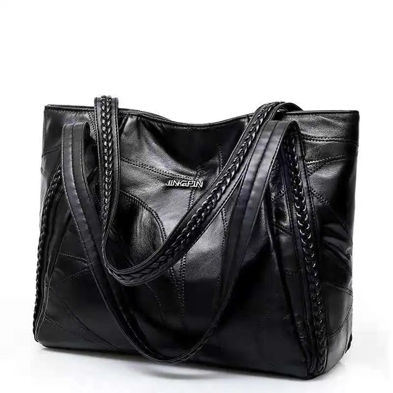 PU Leather Tote Messenger Bag Women Handbag Shoulder Bag