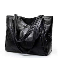 Soft PU Leather Tote Messenger Bag Women Handbag