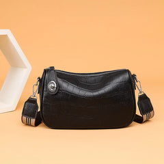 Stone Crossbody Handbags Leather Pillow Casual Vintage Shoulder Messenger Bags