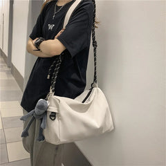 Shoulder Bag Tote Crossbody Handbag Large Capacity Teenage Girls Schoolbags
