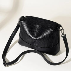 Soft Leather Shoulder Bag Casual Tote Messenger Vintage Handbag