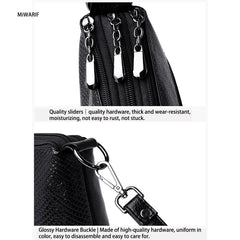 Soft Leather Shoulder Bag Casual Tote Messenger Vintage Handbag
