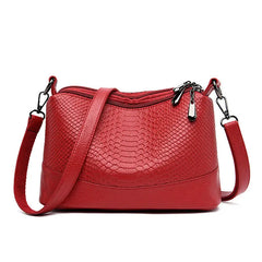Soft Leather Shoulder Bag Casual Tote Messenger Vintage Handbag