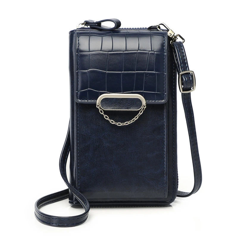 Women's Phone Bag Shoulder Wallet Leather Crossbody Purse
