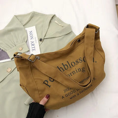 Canvas Shoulder Bags for Women Handbags and Purse Casual Totes