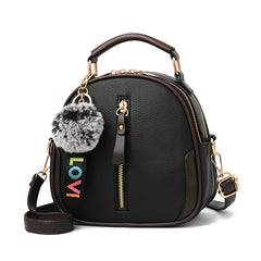Personality Girl Leather Messenger Bag
