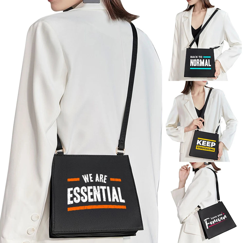 Women's Shoulder Bag with Personalized Pattern