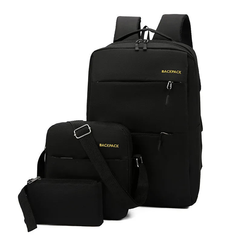 USB Backpack Briefcase for School Students Laptop Backpack
