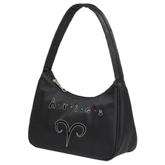 Constellation Print Underarm Hobo Bag Ladies Shoulder Purse Harajuku Style