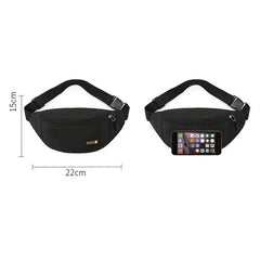 Unisex Chest Bag Close-fitting Sport Waist Bag Multifunction Pockets