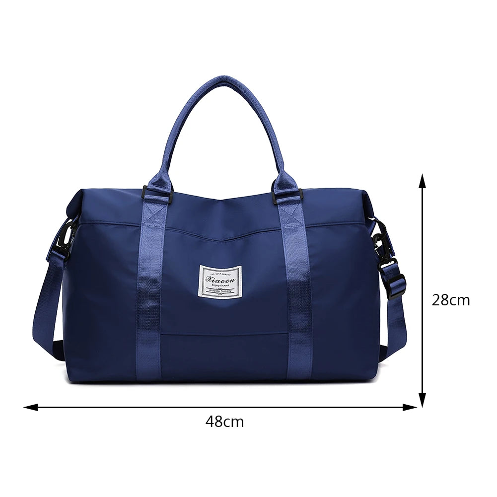 Unisex Fitness Sports Tote Bag Large Capacity Shoulder Bag
