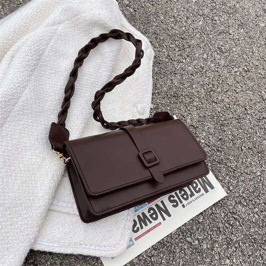 Vintage Flap Women's Shoulder Bag Handbag Crossbody Solid Purse