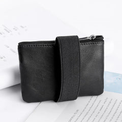Vintage Leather Wallet with Key Holder Organizer
