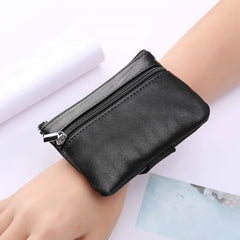 Vintage Leather Wallet with Key Holder Organizer