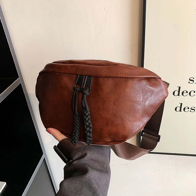 Waist Bag Female Handbag Lady Fanny Pack And High Leather Belt Bags