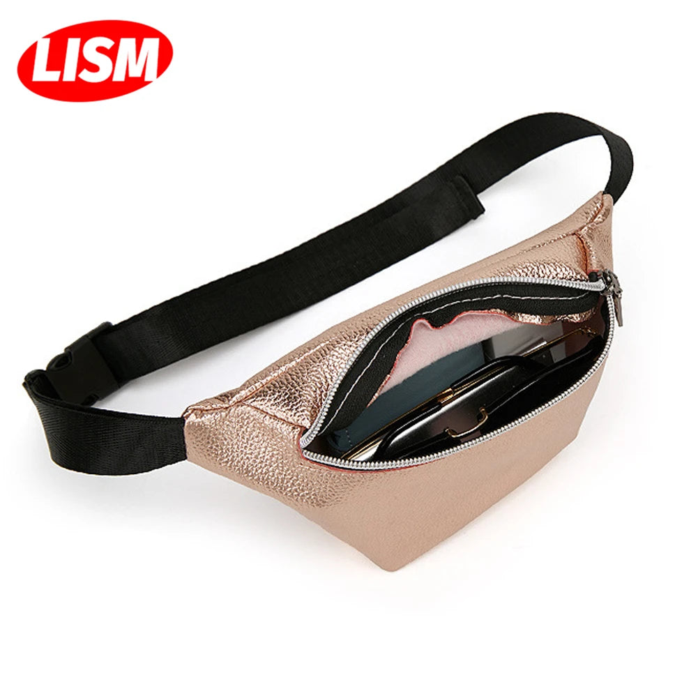 Women Casual Crossbody Bag Multifunction Waist Bag