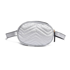 Waist Fanny Pack Women PU Leather Belt Zipper Phone Pouch Bag