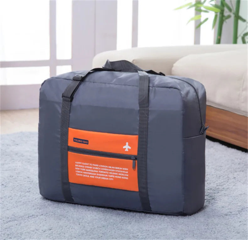 WaterProof Travel Bag Large Capacity Duffle Foldable Unisex Luggage Handbag