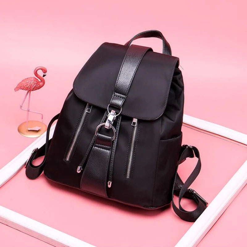 Waterproof Oxford Backpack Girls Schoolbag Shoulder Bag High Women