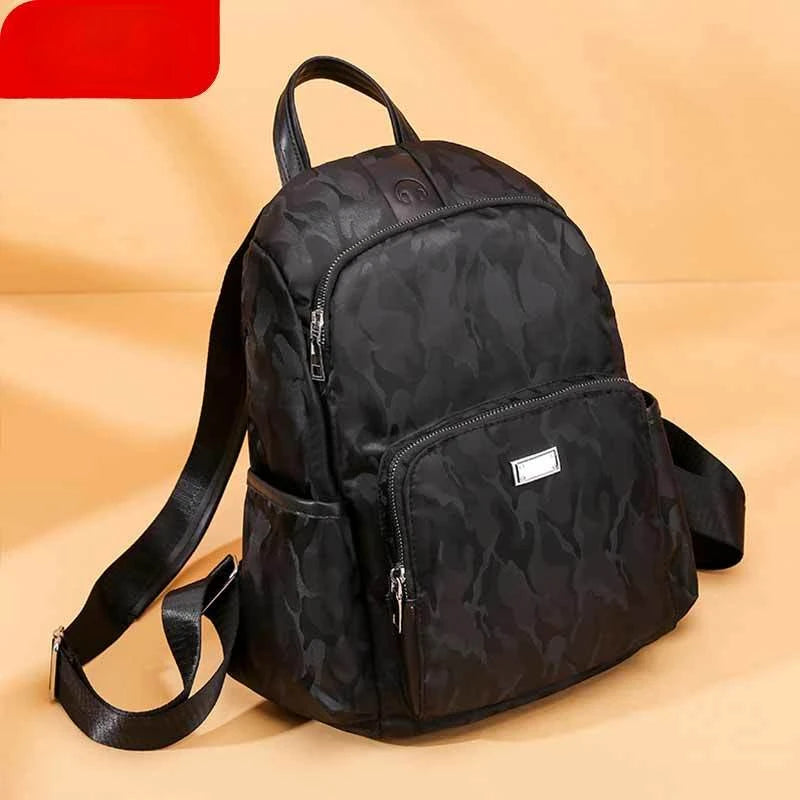 Waterproof Oxford Women Anti-theft Backpack High School Bag - Travel Bags