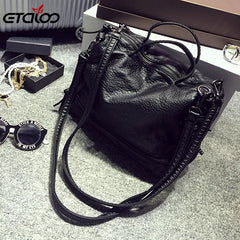 Waterproof Pu Leather Crossbody Bag Vintage Women Messenger Bag