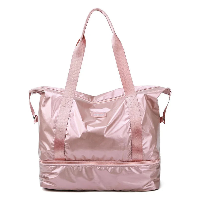 Waterproof Travel Duffle Bag Large Capacity Lady Luggage Storage