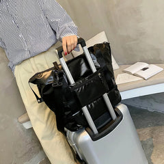 Waterproof Travel Duffle Bag Large Capacity Lady Luggage Storage