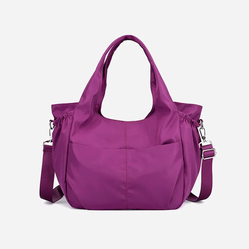 Waterproof Women Handbag Casual Large Shoulder Hobos Bag Nylon Tote