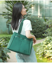 Waterproof Nylon Handbag Tote Mummy Bag Large Capacity