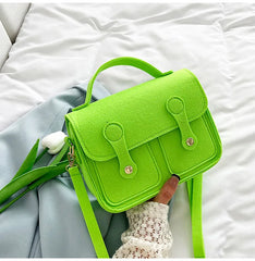 Pink Western Style Casual Handbag for Girls