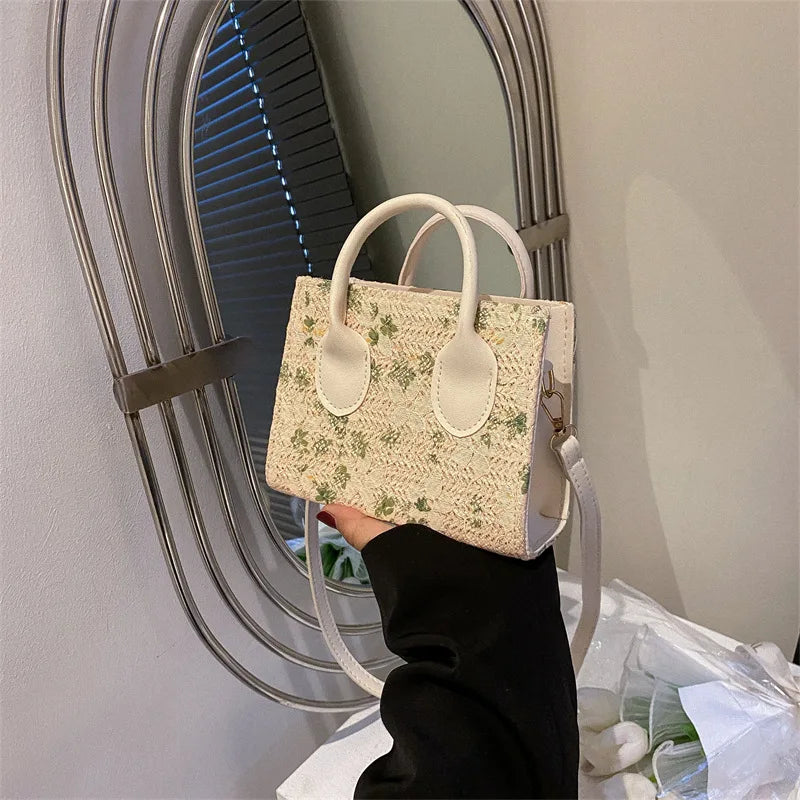 Western-style Small Square Bag Sweet Messenger Shoulder Bag