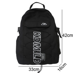 Harajuku School Bag Girl Laptop Backpack Cross Rope College Backpack