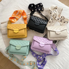 Small Square Bag Women's Rhombus Crossbody